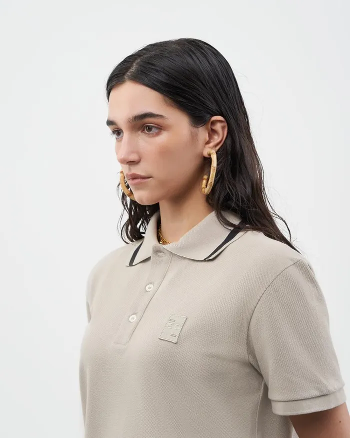 WomenMen Filling Pieces TShirts and Shirts Lux Polo Cool Grey