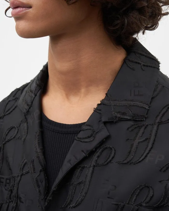 WomenMen Filling Pieces TShirts and Shirts Studio Resort Shirt Monogram Black