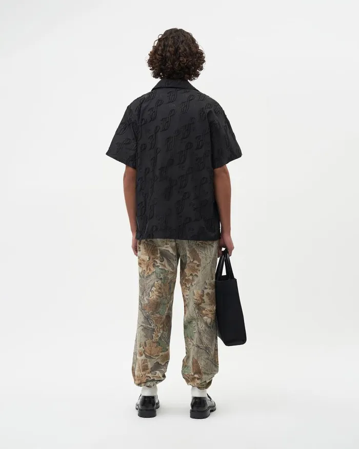 WomenMen Filling Pieces TShirts and Shirts Studio Resort Shirt Monogram Black