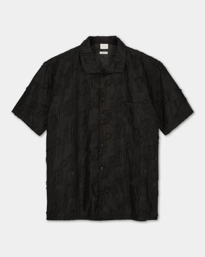 WomenMen Filling Pieces TShirts and Shirts Studio Resort Shirt Monogram Black