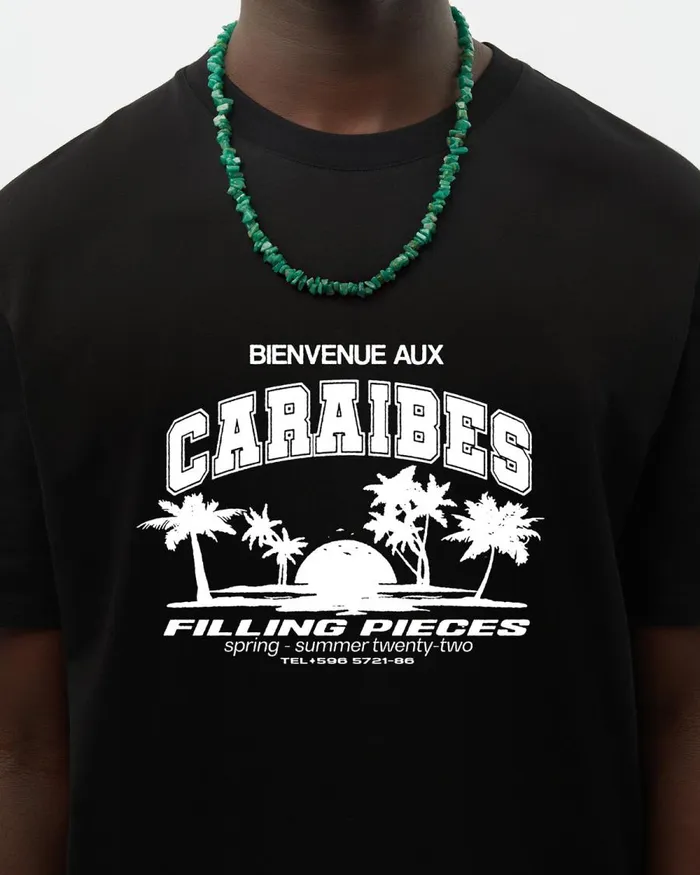 WomenMen Filling Pieces TShirts and Shirts Tee Caraibes Black
