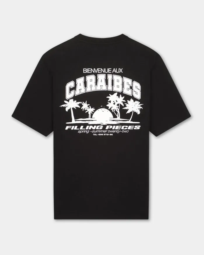 WomenMen Filling Pieces TShirts and Shirts Tee Caraibes Black
