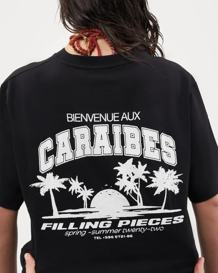 WomenMen Filling Pieces TShirts and Shirts Tee Caraibes Black