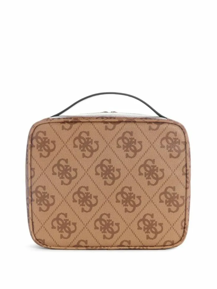 WomenMen GUESS Handbags Berta Cosmetic Organizer Case Light Vintage