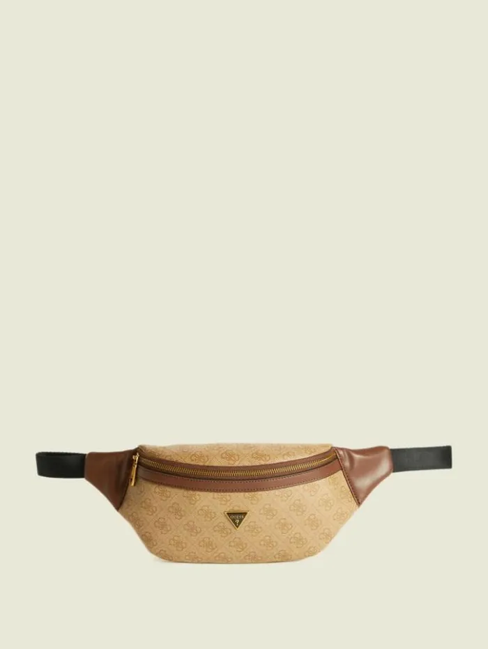 WomenMen GUESS Handbags Vezzola Belt Bag Bamboo