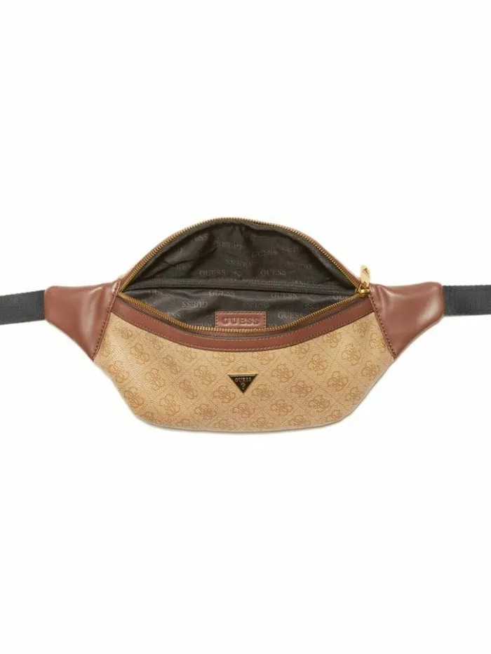 WomenMen GUESS Handbags Vezzola Belt Bag Bamboo