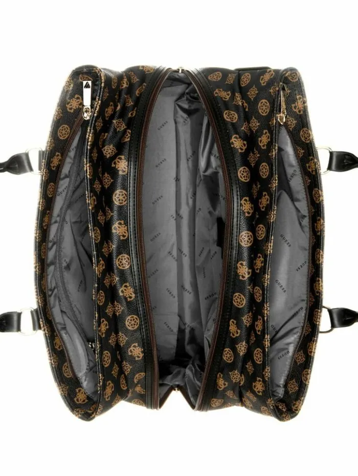 WomenMen GUESS Handbags Wilder Peony Shopper Tote Brown