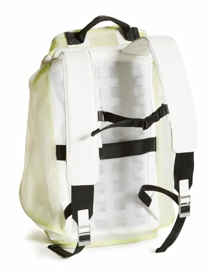 WomenMen GUESS Luggage and Travel Bags Certosa Utility Backpack White Multi