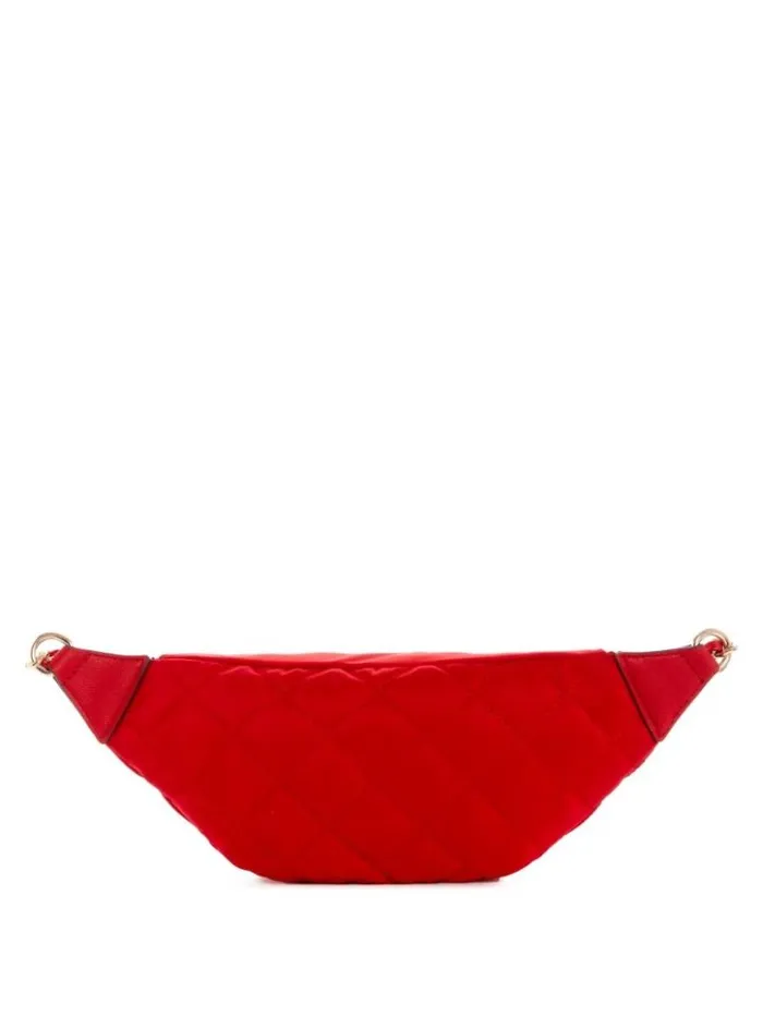 WomenMen GUESS Luggage and Travel Bags Eco Gemma Belt Bag Passion Red