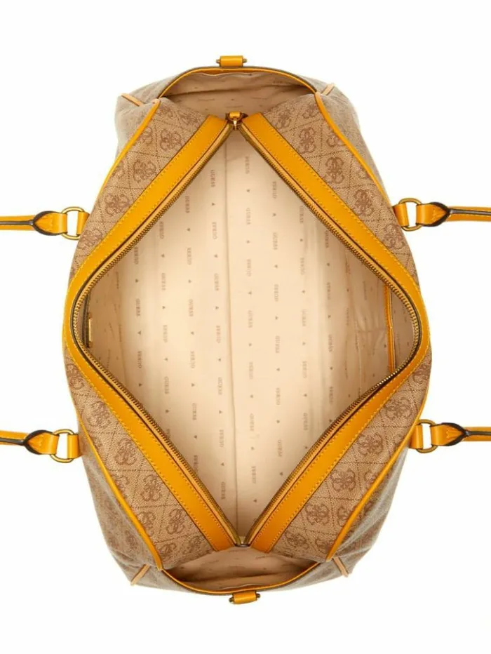 WomenMen GUESS Luggage and Travel Bags Izzy Weekender Duffle Bag Jaunelemon Yellow WomenMen GUESS Luggage and Travel Bags Izzy Weekender Duffle Bag Jaunelemon Yellow