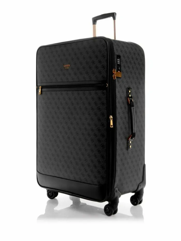 WomenMen GUESS Luggage and Travel Bags Keith 28034 8Wheel Suitcase Coal Multi WomenMen GUESS Luggage and Travel Bags Keith 28034 8Wheel Suitcase Coal Multi