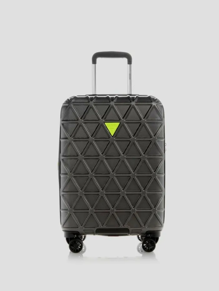 WomenMen GUESS Luggage and Travel Bags Le Disko 20034 8Wheel Suitcase Gunmetal WomenMen GUESS Luggage and Travel Bags Le Disko 20034 8Wheel Suitcase Gunmetal