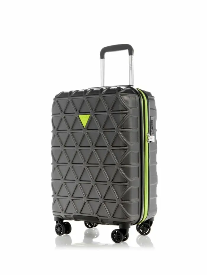 WomenMen GUESS Luggage and Travel Bags Le Disko 20034 8Wheel Suitcase Gunmetal WomenMen GUESS Luggage and Travel Bags Le Disko 20034 8Wheel Suitcase Gunmetal
