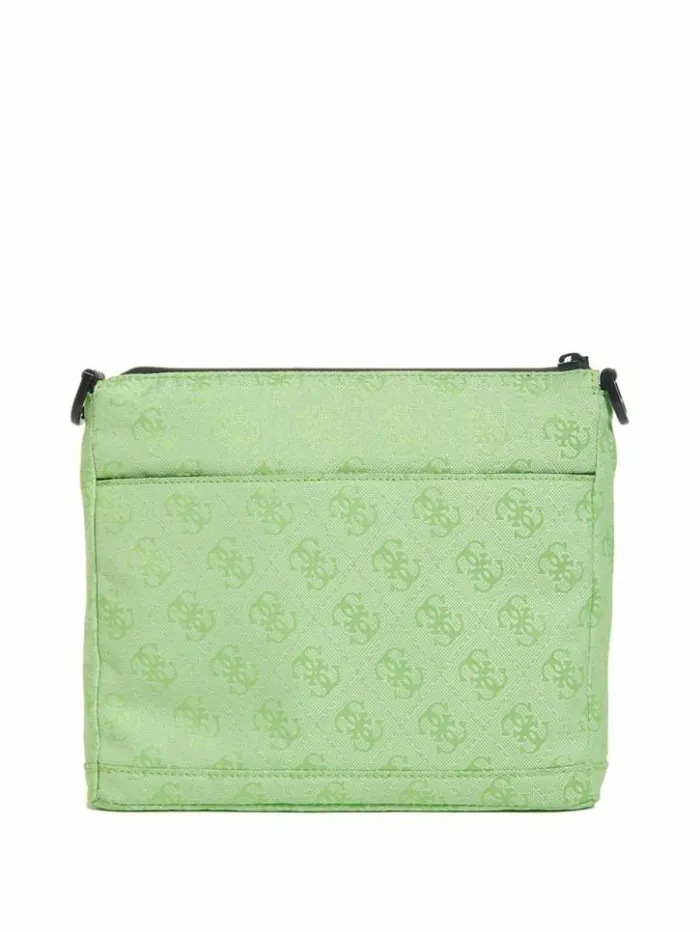WomenMen GUESS Luggage and Travel Bags Vezzola Nylon Crossbody Green