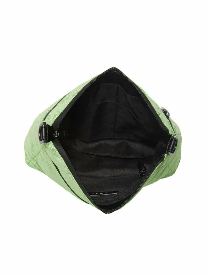 WomenMen GUESS Luggage and Travel Bags Vezzola Nylon Crossbody Green