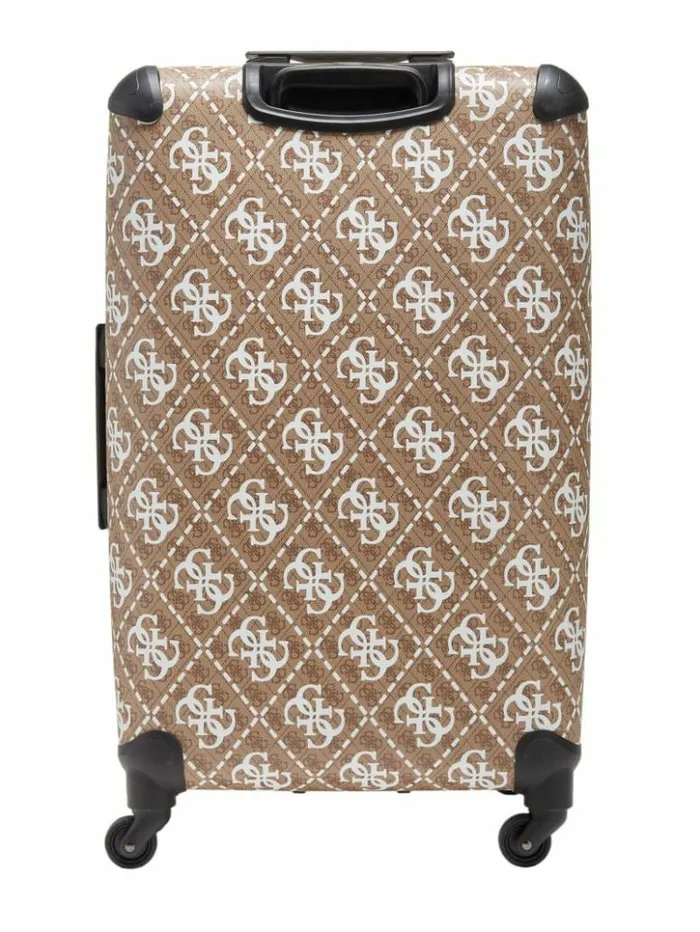 WomenMen GUESS Luggage and Travel Bags Wilder Quattro G 28034 4Wheel Suitcase White Patent WomenMen GUESS Luggage and Travel Bags Wilder Quattro G 28034 4Wheel Suitcase White Patent