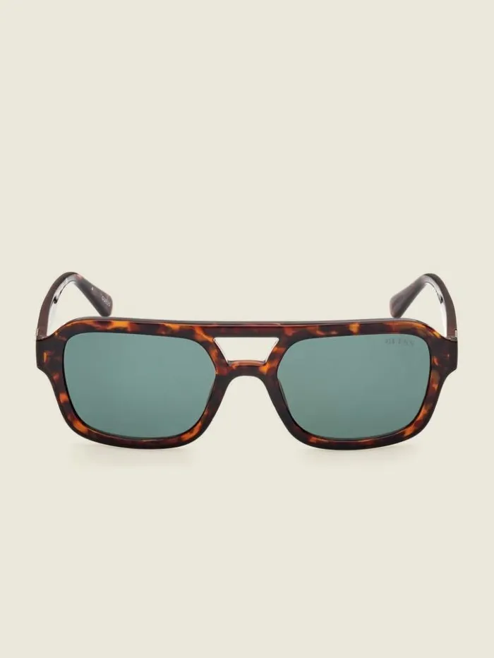 WomenMen GUESS Sunglasses GUESS Originals Aviator Sunglasses 53n Tort