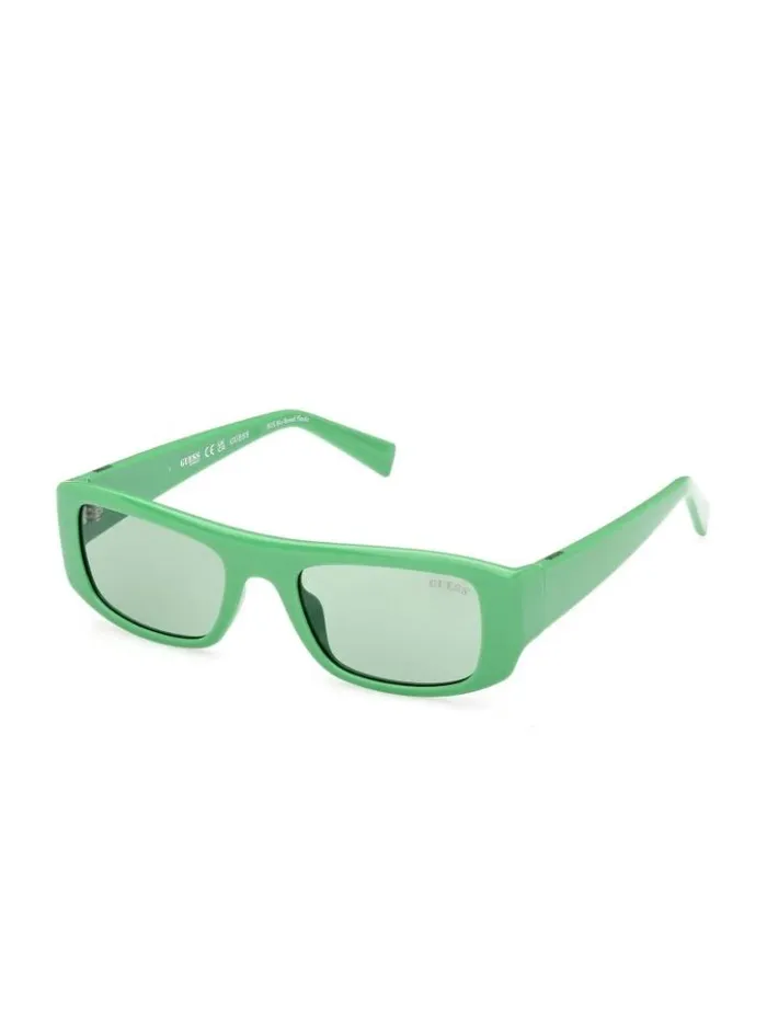 WomenMen GUESS Sunglasses GUESS Originals Rectangle Sunglasses Green