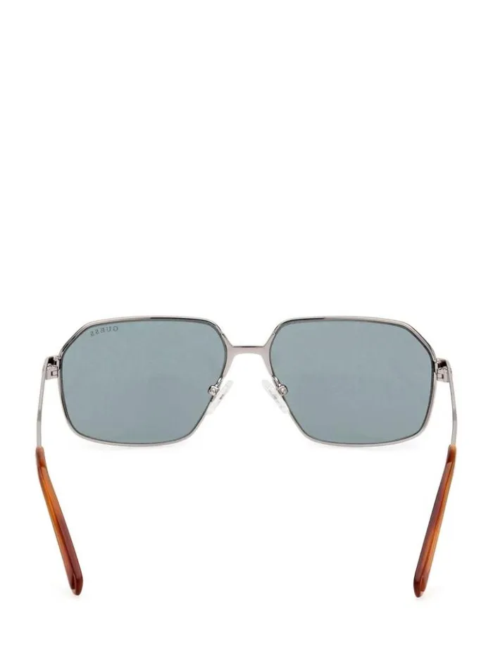 WomenMen GUESS Sunglasses Otto Navigator Metal Sunglasses Olive