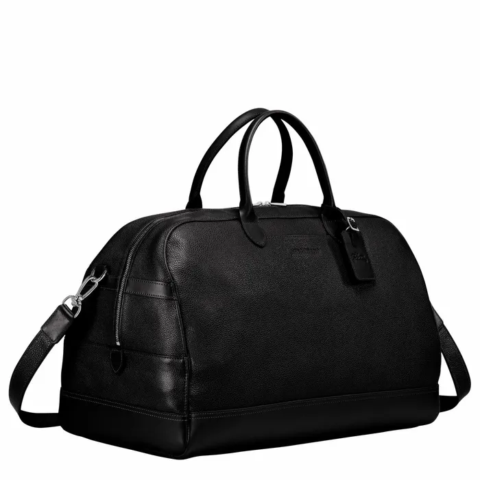 WomenMen Le Foulonn M Travel Bag Black Longchamp Travel Bags
