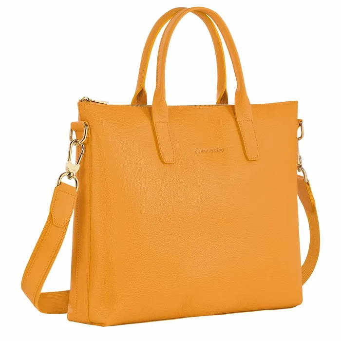 WomenMen Le Foulonn S Briefcase Apricot Longchamp Briefcase