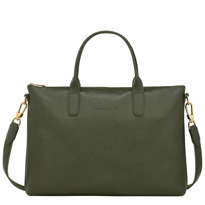 WomenMen Le Foulonn S Briefcase Khaki Longchamp Briefcase