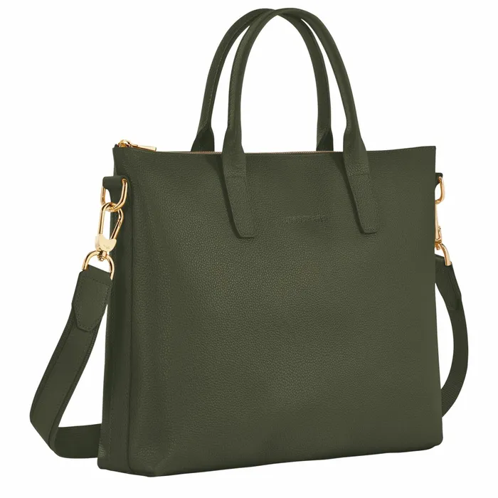 WomenMen Le Foulonn S Briefcase Khaki Longchamp Briefcase