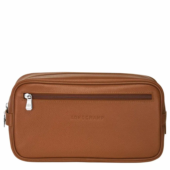 WomenMen Le Foulonn Toiletry Case Caramel Longchamp Toiletry Bags