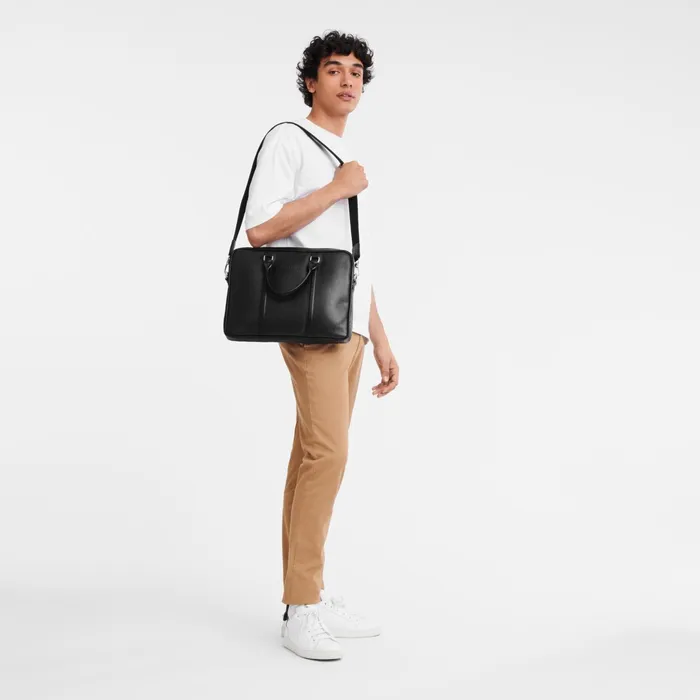 WomenMen Le Foulonn XS Briefcase Black Longchamp Briefcase