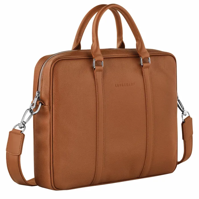 WomenMen Le Foulonn XS Briefcase Caramel Longchamp Briefcase