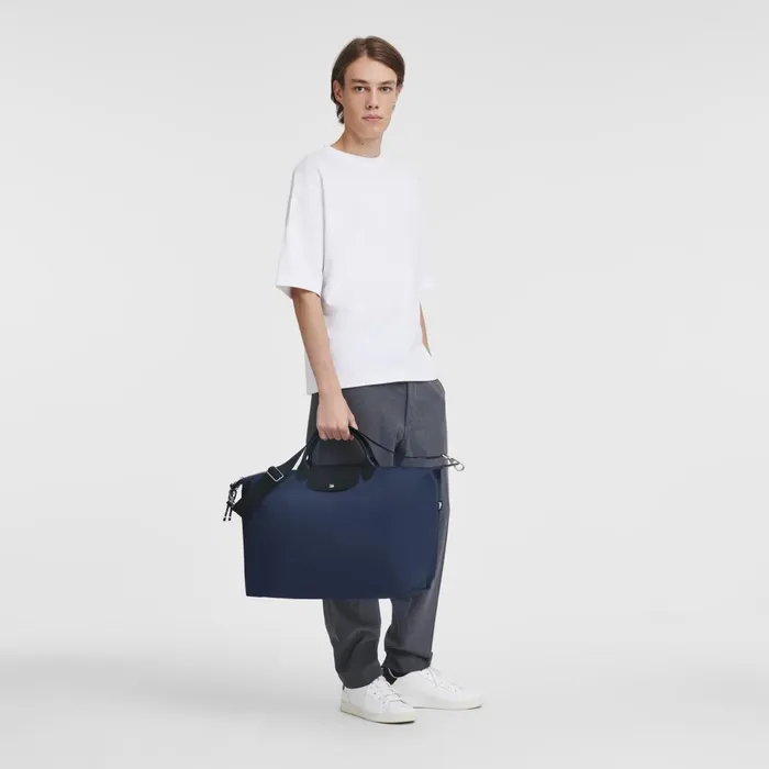 WomenMen Le Pliage Energy S Travel Bag Navy Longchamp Travel Bags
