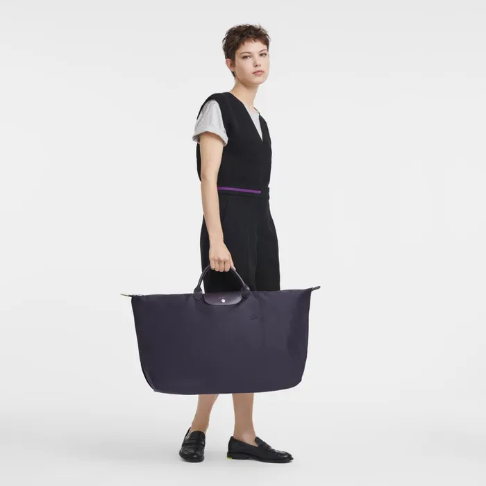 WomenMen Le Pliage Green M Travel Bag Bilberry Longchamp Travel Bags