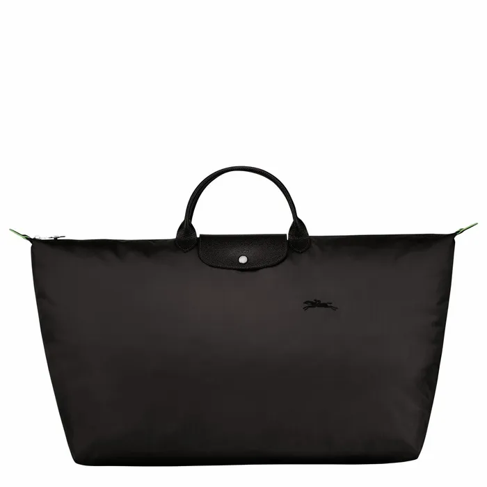 WomenMen Le Pliage Green M Travel Bag Black Longchamp Travel Bags