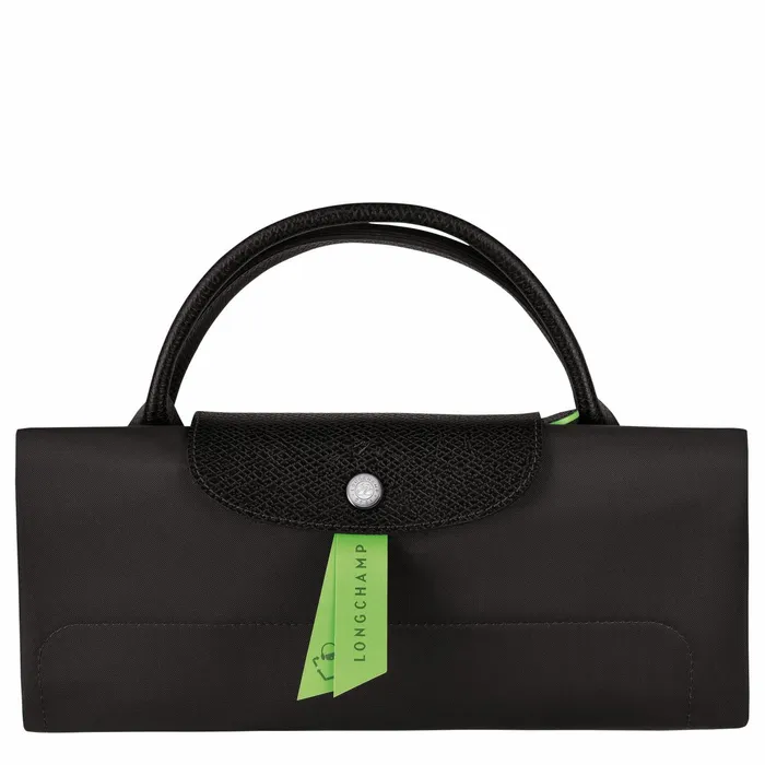WomenMen Le Pliage Green M Travel Bag Black Longchamp Travel Bags