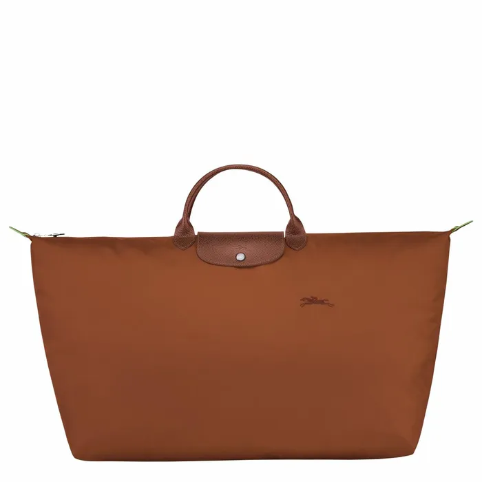 WomenMen Le Pliage Green M Travel Bag Cognac Longchamp Travel Bags
