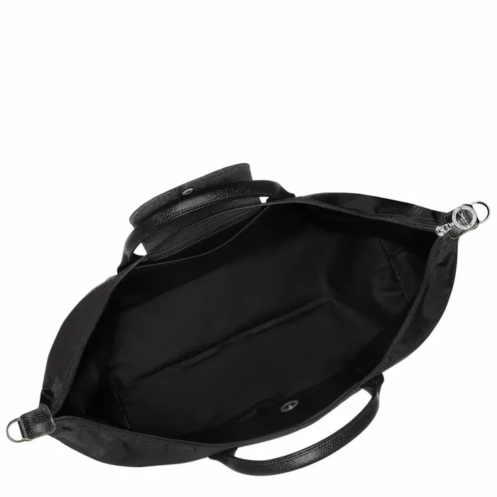 WomenMen Le Pliage Green Travel Bag Expandable Black Longchamp Travel Bags