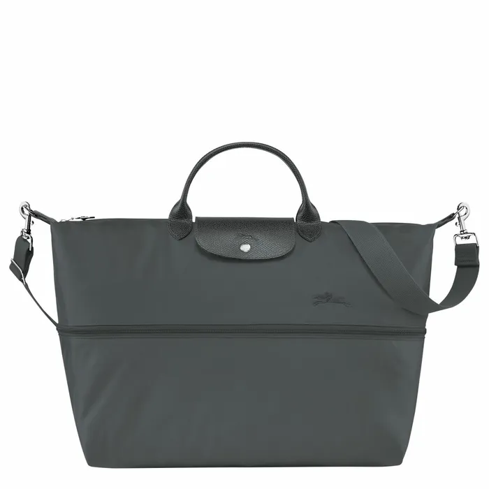 WomenMen Le Pliage Green Travel Bag Expandable Graphite Longchamp Travel Bags