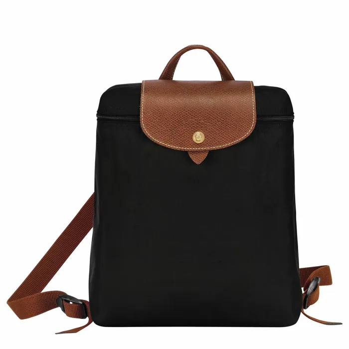WomenMen Le Pliage Original M Backpack Black Longchamp Backpacks