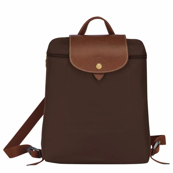 WomenMen Le Pliage Original M Backpack Ebony Longchamp Backpacks