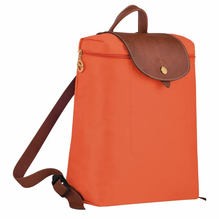 WomenMen Le Pliage Original M Backpack Orange Longchamp Backpacks