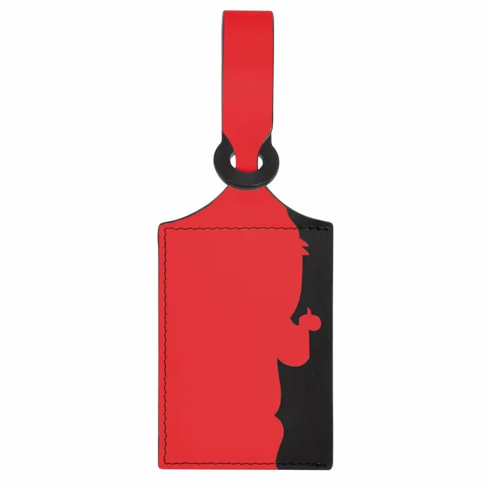 WomenMen LGP Travel Luggage Tag Red Longchamp Travel Accessories