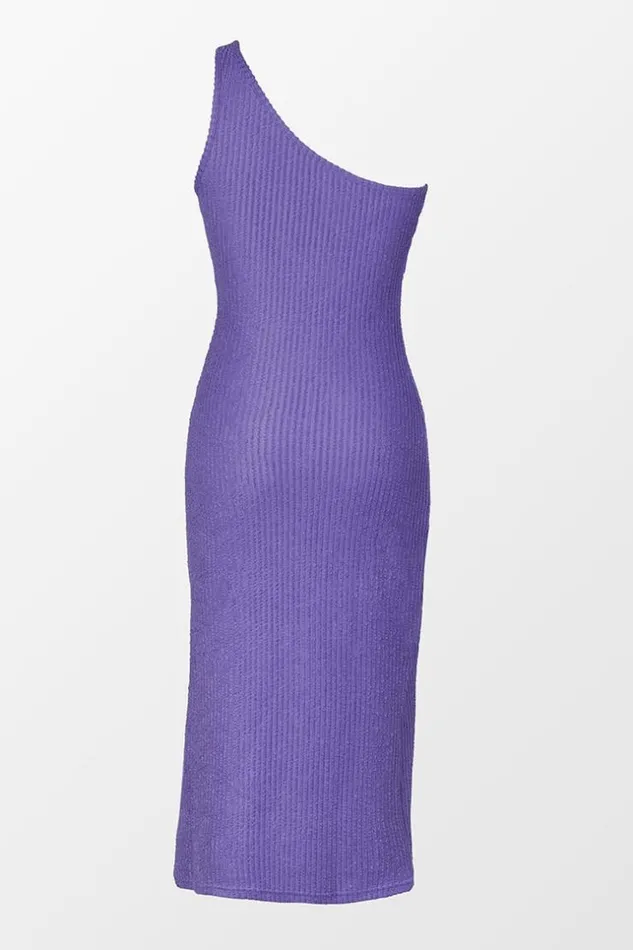 Women Midi Dresses Cupshe Harmoni One Shoulder Split Side Dress Purple