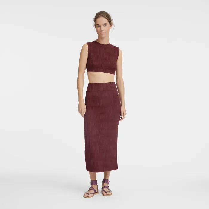 Women Midi Skirt Sienna Longchamp Dresses and Skirts