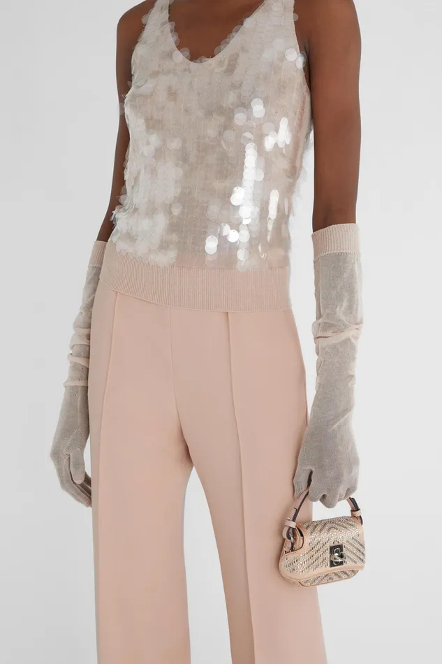 Women Mini Bags Ermanno Scervino Designer Mini Audrey With Crystals 8211 Ermanno Scervino Pink