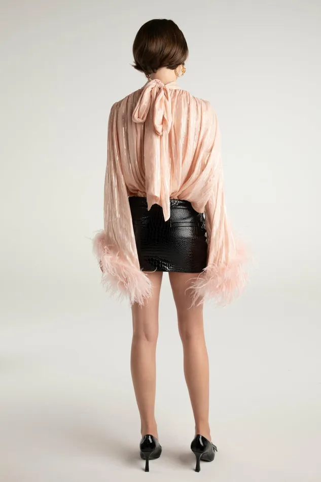 Women Miranda Leather Mini Skirt Nana Jacqueline Skirts