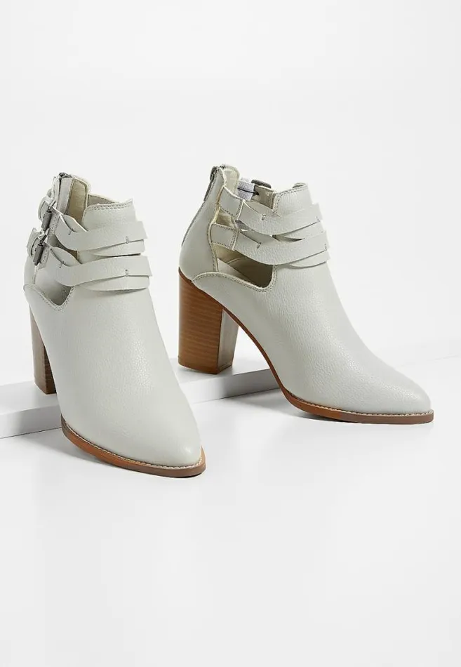 Women Molly Double Buckle Ankle Bootie Maurices Boots