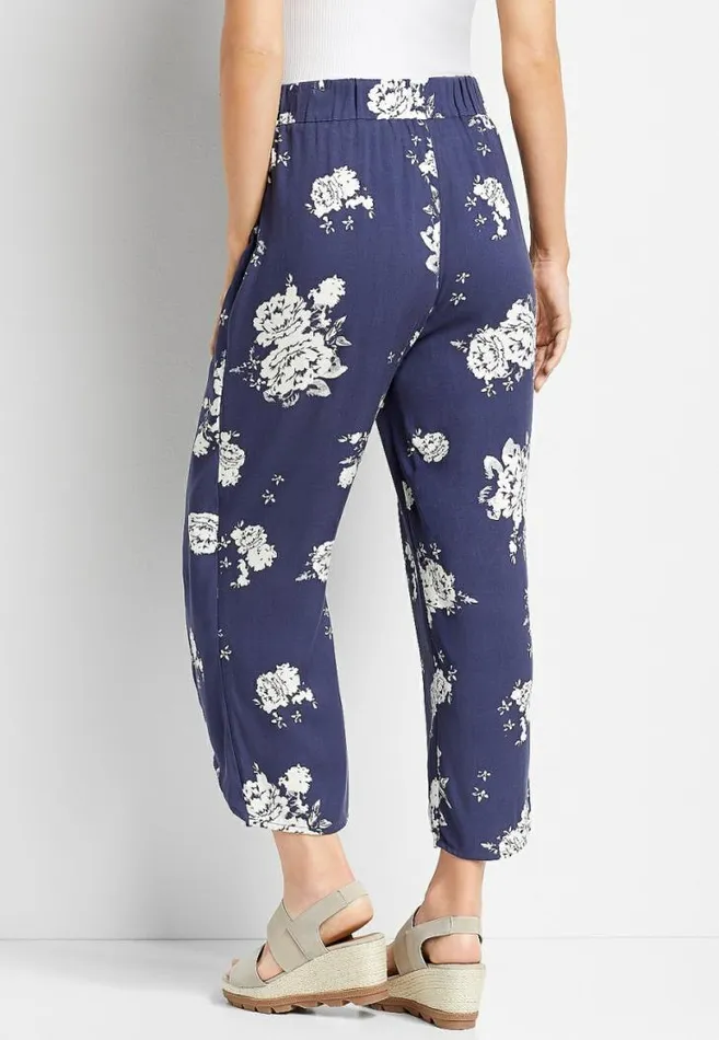 Women Navy Flyaway Pant Maurices Bottoms