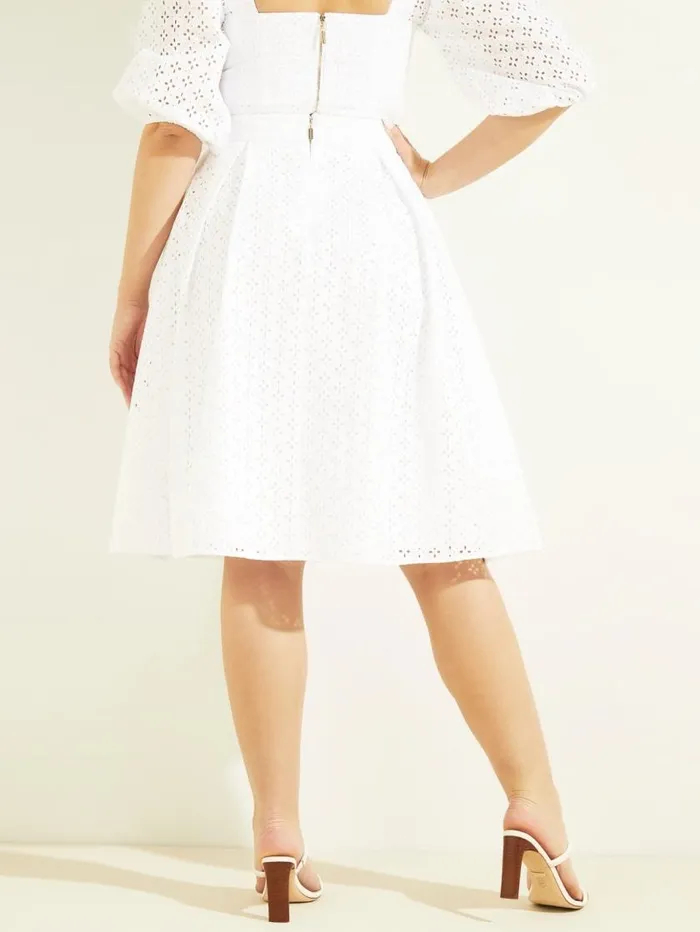 Women Nelia Eyelet Skirt Blanc Pur Marciano Bottoms Women Nelia Eyelet Skirt Blanc Pur Marciano Bottoms