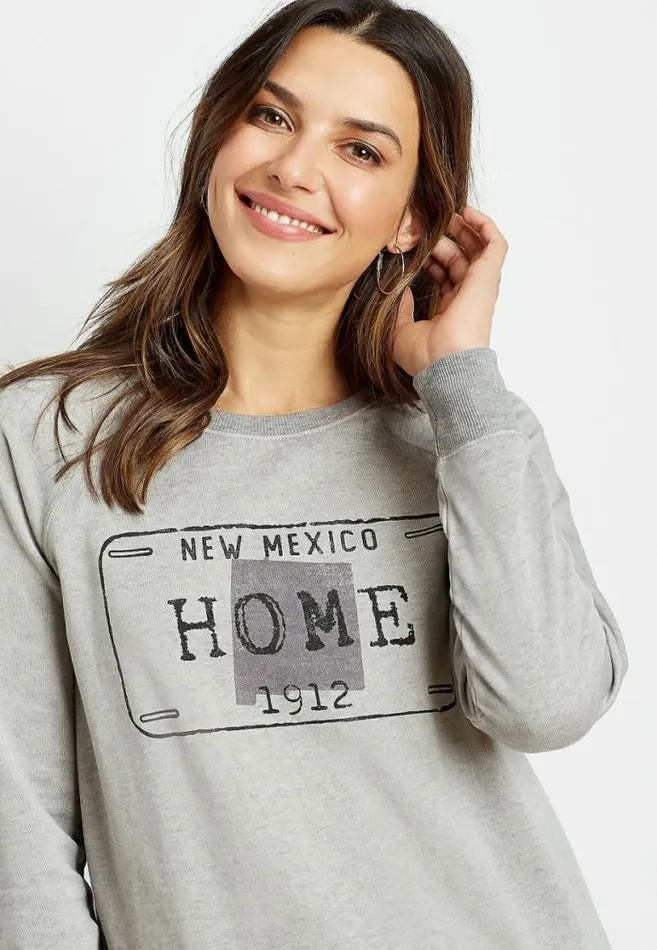 Women New Mexico Crew Neck Sweatshirt Maurices Tops