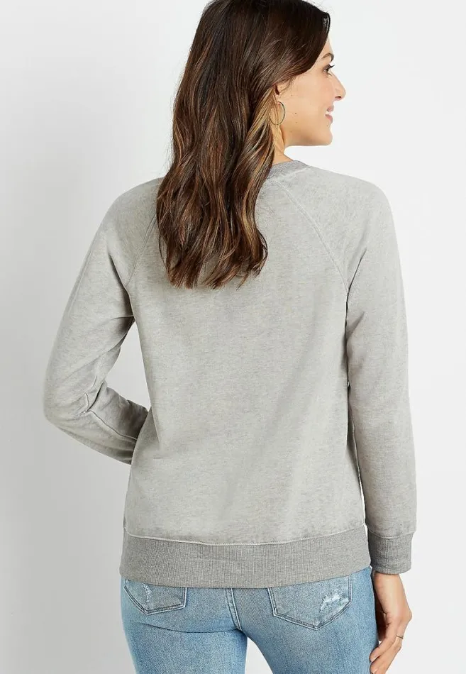 Women New Mexico Crew Neck Sweatshirt Maurices Tops